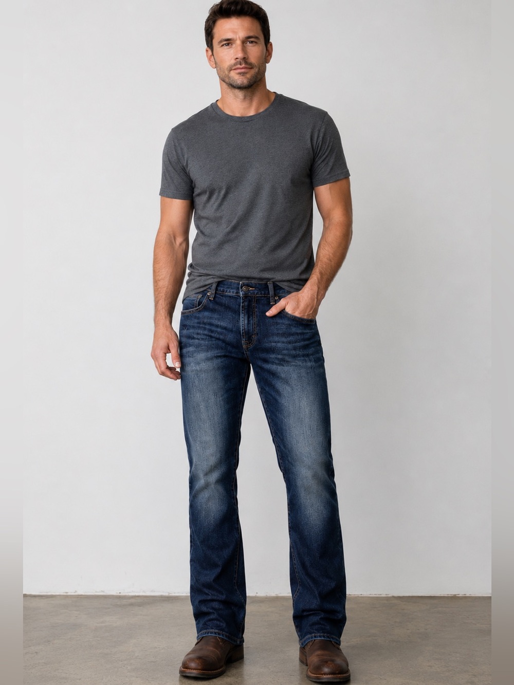 Joseph Abboud Slim Fit Straight Leg Blue Jeans Men’s 34x32